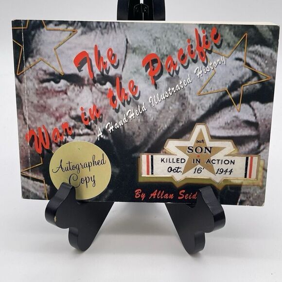 SIGNED Book The War In The Pacific Handheld Illustrated History by Allan Seiden - Picture 1 of 16